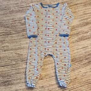 Magnetic Me Nautical Striped Footie